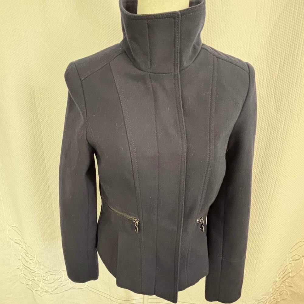 Express Navy Warm Utility Jacket - image 3